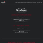 Win 1 of 5 Double Passes to Melbourne or Sydney Tasting Event from Wild Turkey Bourbon
