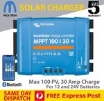 Victron Smart Solar 100/30 MPPT Solar Controller $165.71 ($161.81 eBay Plus) Delivered @ Micktron eBay