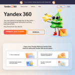 Yandex 360 Cloud Storage 1TB US$17/Year (~A$25), 200 GB US$9.59/Year (~A$14) @ Yandex, Russia