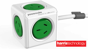 Allocacoc Powercube Green 5 Outlet 1.5 Surge Protector $17.5, 4 Outlets with 2 USB 3m Red $24 Delivered @ Harris Technology eBay