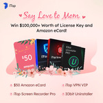 Win 1 of 6 $50 Amazon eGift Card from iTop VPN