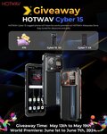 Win 1 of 2 Cyber 15 Smartphones or 1 of 3 Cyber 7 Smartphones from HOTWAV