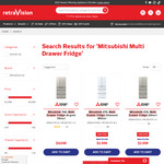 [WA, NSW, VIC, QLD, Back Order] Mitsubishi Multi Drawer Fridge 470L/700L $2998/$3998 ($2698.20/$3598.20 with RAC) @ Retravision