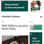 Win $500 to Spend at Below Body from Fashion Journal