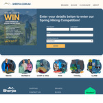 Win $1000 Worth of Hiking Gear from Sherpa