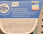 20x Flybuys Points on $50 & $100 Ultimate Her & Him and $30 & $50 Ultimate Students Gift Cards @ Coles (In-Store Only)