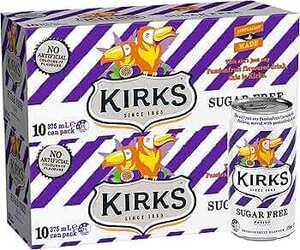 Kirks Soft Drink Multipack Cans 20x 375ml $14.50 ($13.05 S&S) + Delivery ($0 with Prime/ $59 Spend) @ Amazon AU