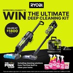 Win a Ryobi + The Pink Stuff Prize Pack Valued at over $2,000 from Ryobi + The Pink Stuff