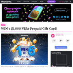 Win 1 of 6 $1,000 VISA Prepaid Gift Cards from Mamamia