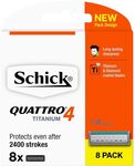 Schick Quattro Titanium razor refill 8 Pack $2.99 @Shaver Shop - in store only