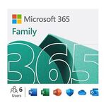 Microsoft 365 Family - 1 Year Subscription (Digital Code) $126.65 @ Amazon Media AU