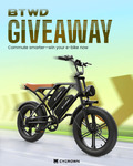 Win a CycHunter Ebike (US$1,199) or 1 of 3 CYCROWN Gift Box (US$199 Each) from Cycrown