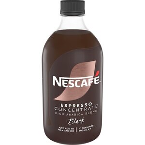 Nescafe Espresso Concentrate Black Liquid Coffee 500mL $5.50 @ Woolworths