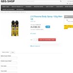 2x Rexona Body Spray 150g Men V8 $6.50 + Shipping ($8.95)
