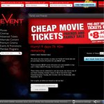 Event Cinemas (Greater Union& BCC) $8.50 Tickets