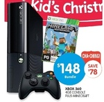 Xbox 360 4GB Console + Minecraft Bundle $138 (Save $78) @ BigW Starts 28th Nov