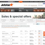 Jetstar Sale Fares from $29 Ends 17 March