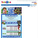 Free Story Time & Gift @ Toys R Us (Selected Stores) 23/8