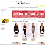 Extra 20% off Sale Stock Fashion and Accessories All under $20 Ends 9am 3 September @ Ice Design