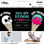 Glue Store 20% off Sitewide - No Minimum Spend
