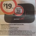 VF Pocket WiFi 3GB 3G $19 at Coles