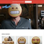 Emoji Masks BOGOF $5.99 USD Plus Shipping From EmojiMasks.com