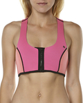 Front Zip Bikini Top - Pink Melon $25.57 Free Express Shipping (20% off Already Reduced Price) @ SurfStitch