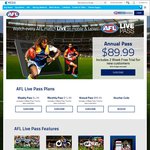 2 Months Free AFL Live Pass - Watch Every Match Live on Mobile & Tablet