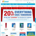 Amcal - Click Frenzy 20% off Everything
