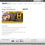 Buy Any Coffee, Hot Drink and Get a 2nd One FREE from Hangar Cafe Restaurant @ Northland (VIC)