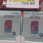 Samsung Galaxy Note 4 with Free Bluetooth Headset $729.99 at Costco Dockland VIC (Mem'ship Req)