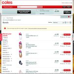 1/2 Price at Coles: Bonds Men/Women Underwear Socks Tees