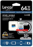 Lexar 64GB 633x 95MB/s Micro SDXC & USB3.0 Card Reader $63.2 @ at Memory eBay