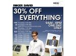 Roger David - 30-35% off Everything Sale (One Day Only)