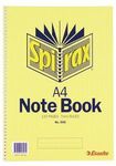 Spirax A4 Notebook 120 Page $0.90 @ Officeworks