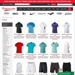 Tennis Apparel Clearance: Nike Polos from $11.99, Nike Zoom Cage shoes were $160 now $42.99, Aus Open shirts + polos from $3.99