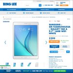 Samsung Galaxy Tab A 9.7" 16GB Wi-Fi White - $299 @ Bing Lee