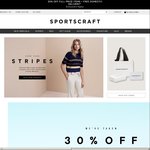 Sportscraft - 30% off Full-Priced Items, with Free Delivery