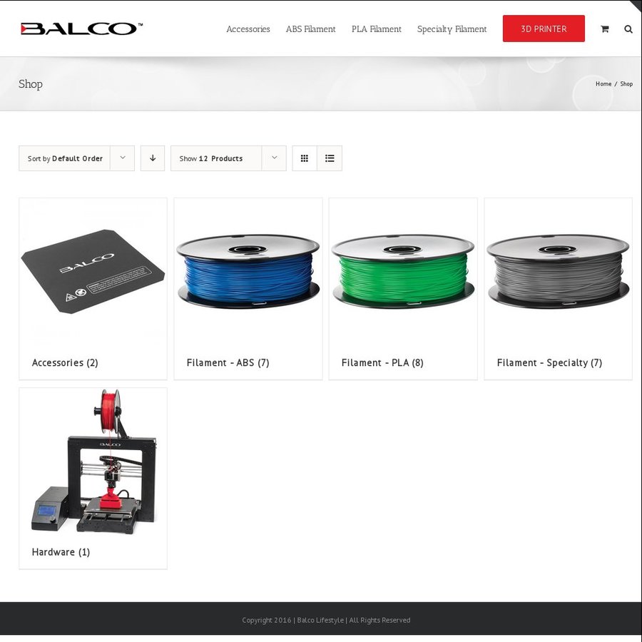Balco 3D Printing Filament 10% off Discount Code ABS/PLA $31.49 Per Kg ... - 267340x