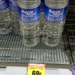 Aussie Natural Spring Water 1.5lt $0.69 @ IGA Perth