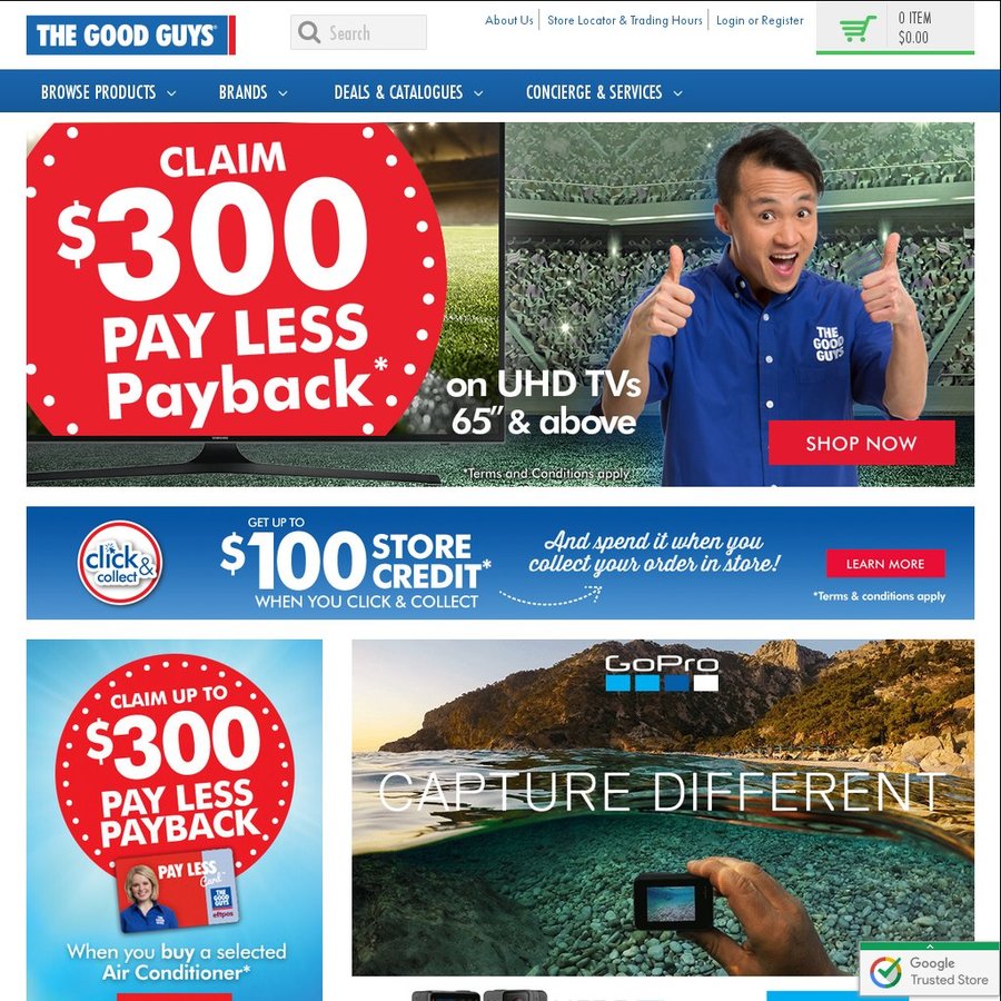 $20 off $100+ Spend @ The Good Guys - OzBargain