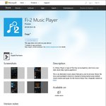 Free Fi-2 Music Player App from The Windows Mobile 8.1 and 10 Store