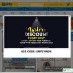 Mystery Discount 5-30% off Betta Home Living Today Only