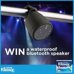 Win a Waterproof Polk Boom Swimmer Duo Portable Bluetooth Speaker from Kleenex