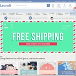 Free Shipping at Lincraft until Sunday 18th December