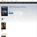 [Xbox One] Smite Ultimate God Pack Free (Normal Price $39)