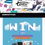 Win 1 of 2 Prize Packs (Includes a Nintendo Switch Console + a Texta Prize Pack) from Texta