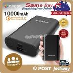 ONCOM 10000mAh Power Bank Battery QC 3.0 - $27.99 (30% off) Delivered from Sydney @ mobilemall_com_au on eBay