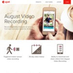 $10 off August Doorbell Video Recording Annual Subscription - $39.99USD
