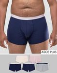ASOS PLUS Trunks 5 Pack $10 or $13 Delivered ($2.60 Per Trunk) Free Shipping over $40.00